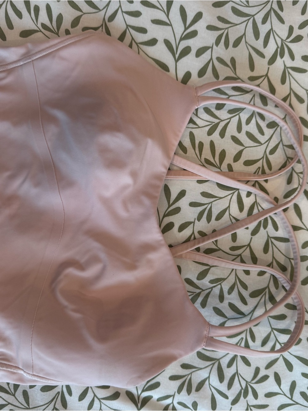 lululemon athletica Dusty Pink Strappy sports bra